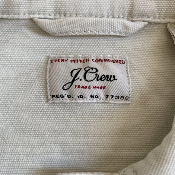 NWT J. Crew W&B Canvas Trucker Jacket in Mens XS - Picture 4 of 6